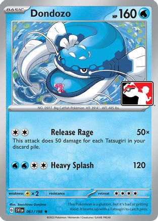 Dondozo 061 - Holofoil Prize Pack Series Cards - Rare