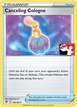 Canceling Cologne 136/189 - Holofoil Prize Pack Series Cards - Uncommon