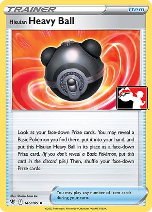 Hisuian Heavy Ball 146 - Holofoil Prize Pack Series Cards - Uncommon