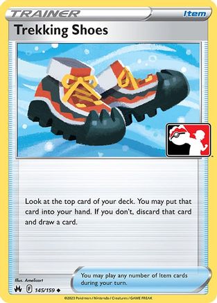 Trekking Shoes 145/159 - Holofoil Prize Pack Series Cards - Uncommon