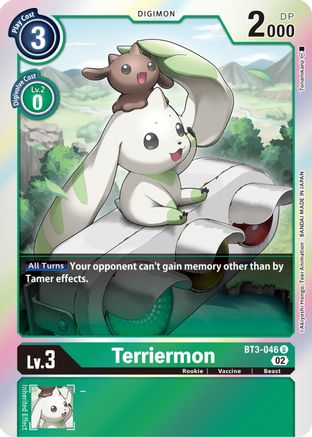 Terriermon (Resurgence Booster Reprint) (BT3-046) - Resurgence Booster Foil