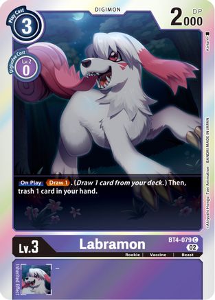 Labramon (Resurgence Booster Reprint) (BT4-079) - Resurgence Booster Foil
