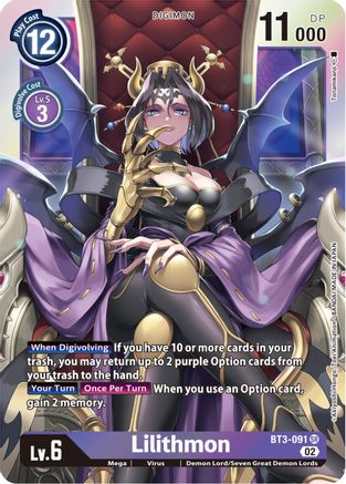 Lilithmon (Resurgence Booster Reprint) (BT3-091) - Resurgence Booster Foil