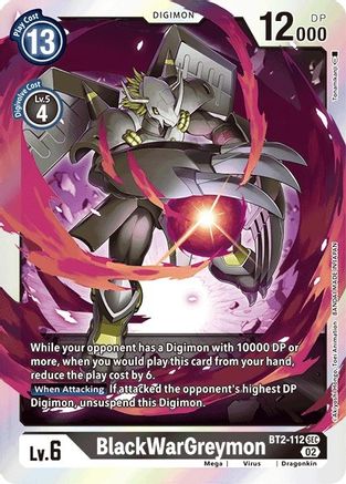 BlackWarGreymon (Resurgence Booster Reprint) (BT2-112) - Resurgence Booster Foil