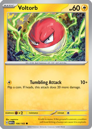 Voltorb 100 SV Scarlet & Violet 151 - Common