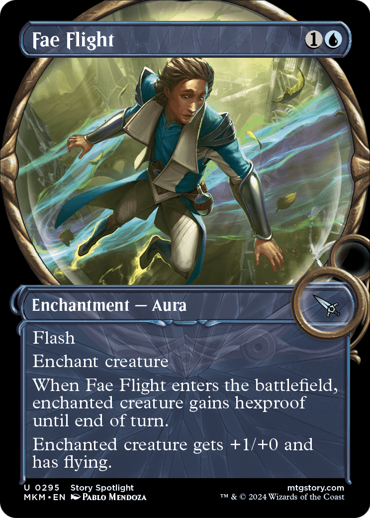 Fae Flight (Showcase) (MKM-295) - Murders at Karlov Manor: (Showcase) Foil