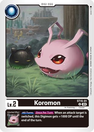 Koromon (ST15-01) - Starter Deck 15: Dragon of Courage