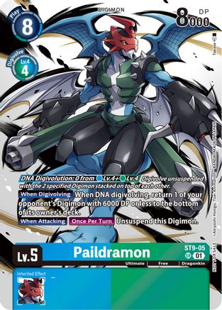 Paildramon (Tamer Party Pack -The Beginning-) (ST9-05) - Starter Deck 09: Ultimate Ancient Dragon Foil
