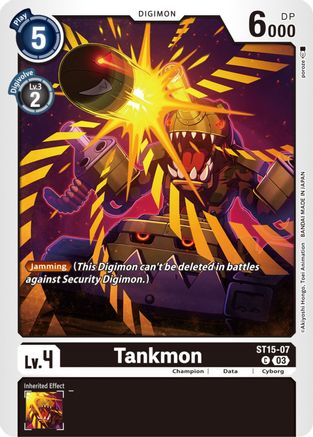 Tankmon (ST15-07) - Starter Deck 15: Dragon of Courage