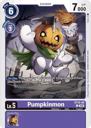 Pumpkinmon (ST16-09) - Starter Deck 16: Wolf of Friendship