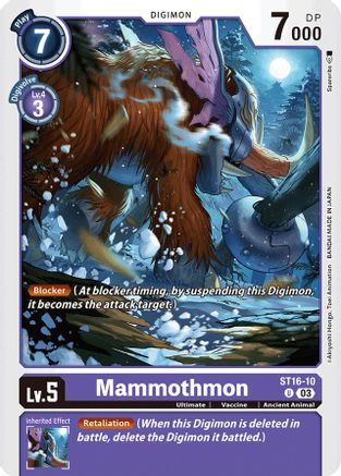 Mammothmon (ST16-10) - Starter Deck 16: Wolf of Friendship