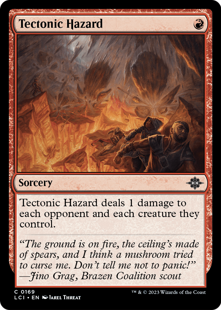 Tectonic Hazard (LCI-169) - The Lost Caverns of Ixalan