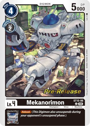 Mekanorimon (ST15-06) - Starter Deck 15: Dragon of Courage Pre-Release Cards Foil