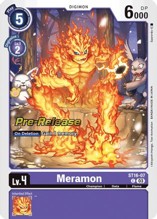 Meramon (ST16-07) - Starter Deck 16: Wolf of Friendship Pre-Release Cards Foil
