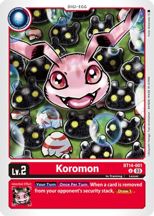 Koromon (BT14-001) - Blast Ace