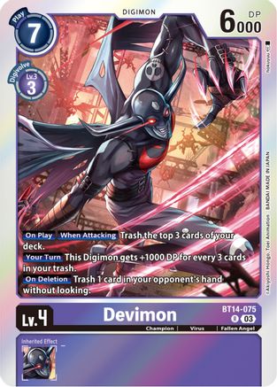 Devimon (BT14-075) - Blast Ace Foil