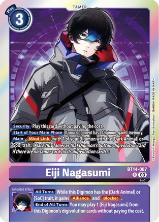Eiji Nagasumi (BT14-087) - Blast Ace Foil