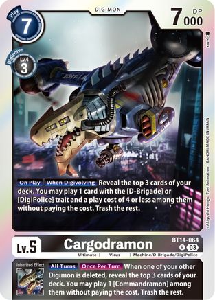 Cargodramon (BT14-064) - Blast Ace Foil