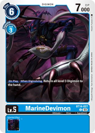 MarineDevimon (BT14-027) - Blast Ace