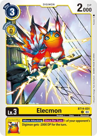 Elecmon (BT14-031) - Blast Ace