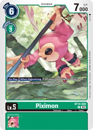 Piximon (BT14-050) - Blast Ace