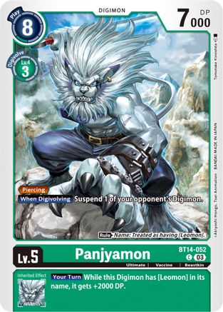 Panjyamon (BT14-052) - Blast Ace