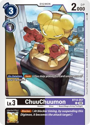 ChuuChuumon (BT14-057) - Blast Ace