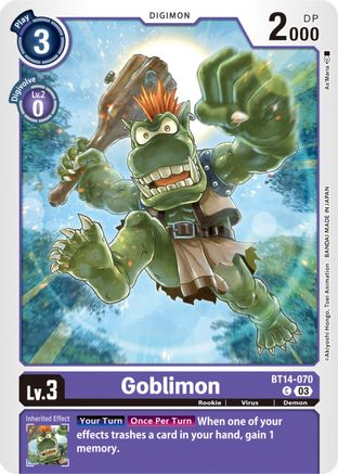 Goblimon (BT14-070) - Blast Ace