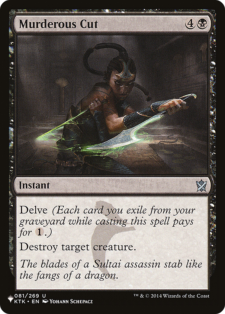 Murderous Cut (LIST-KTK-81) - The List