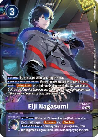 Eiji Nagasumi (Alternate Art) (BT14-087) - Blast Ace Foil