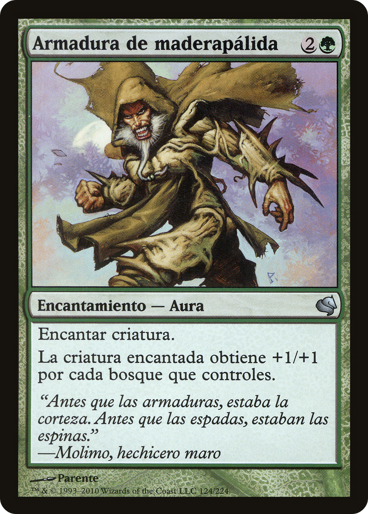 Blanchwood Armor (Spanish) - "Armadura de maderapalida" (PS11-124) - Salvat 2011