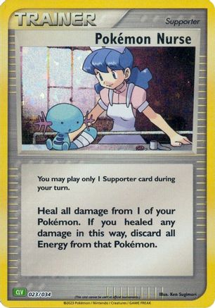 Pokemon Nurse 023 - Holofoil Trading Card Game Classic - Classic Collection