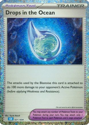 Drops in the Ocean 021 - Holofoil Trading Card Game Classic - Classic Collection