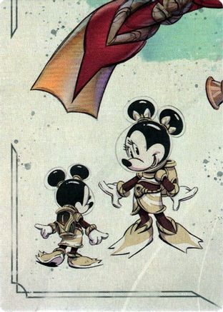 Minnie Mouse - Wide-Eyed Diver Puzzle Insert (Bottom Left) - Rise of the Floodborn