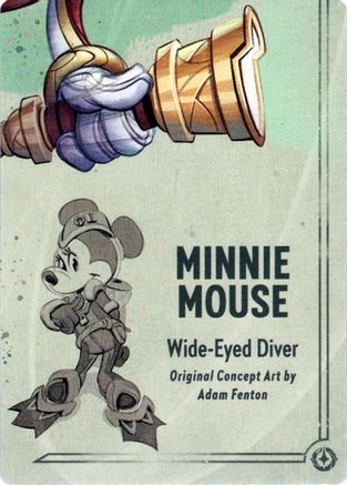Minnie Mouse - Wide-Eyed Diver Puzzle Insert (Bottom Right) - Rise of the Floodborn