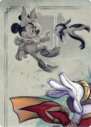 Minnie Mouse - Wide-Eyed Diver Puzzle Insert (Top Left) - Rise of the Floodborn