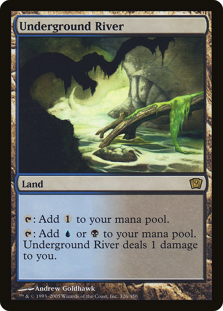 Underground River (9ED-326) - 9th Edition Foil