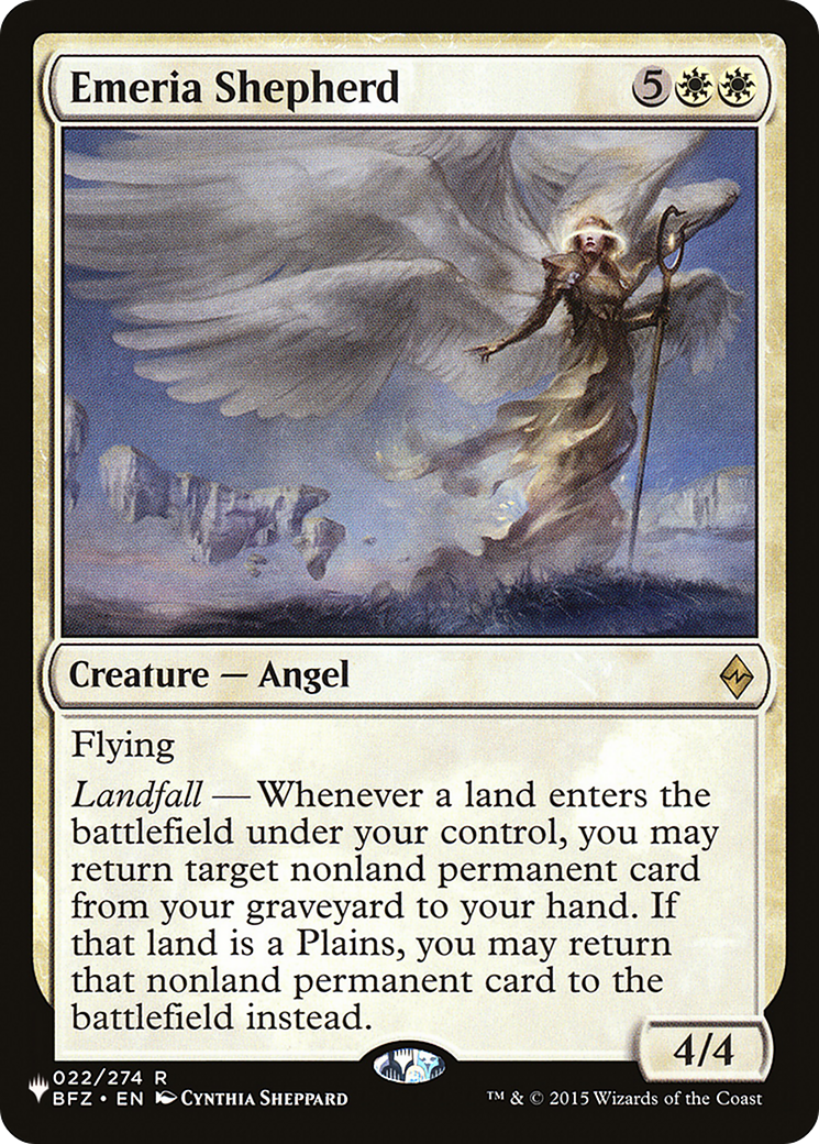 Emeria Shepherd (LIST-BFZ-22) - The List Foil