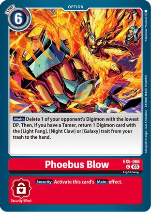 Phoebus Blow (EX5-066) - Animal Colosseum