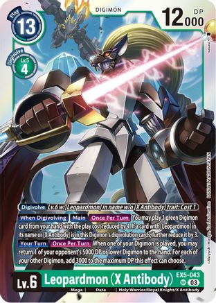 Leopardmon (X Antibody) (EX5-043) - Animal Colosseum Foil