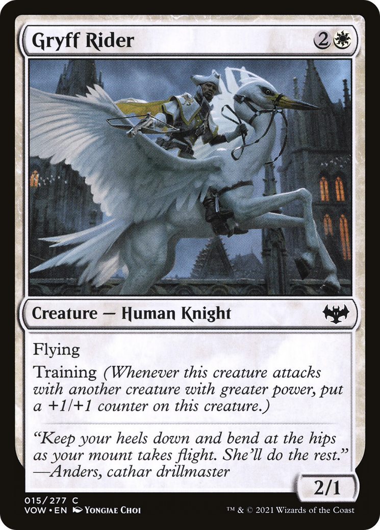 Gryff Rider (VOW-015) - Innistrad: Crimson Vow Foil