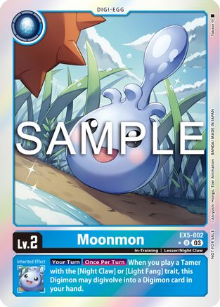 Moonmon (Animal Colosseum Box Promotion Pack) (EX5-002) - Animal Colosseum Foil