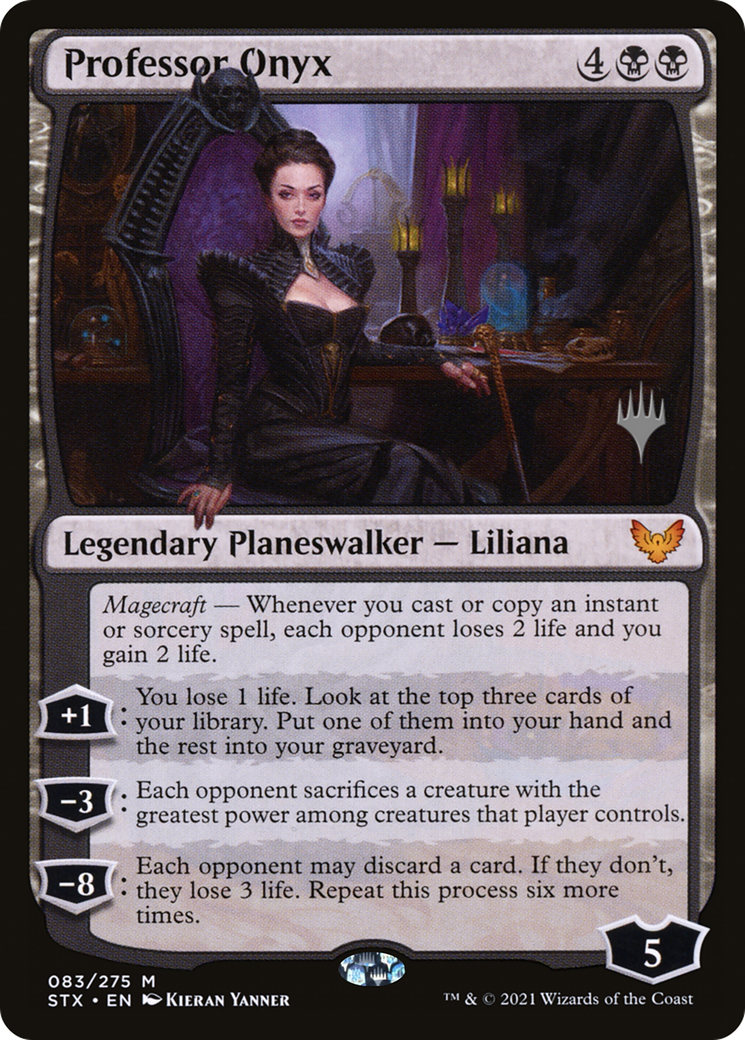 Professor Onyx (PPSTX-083) - Strixhaven: School of Mages Promos