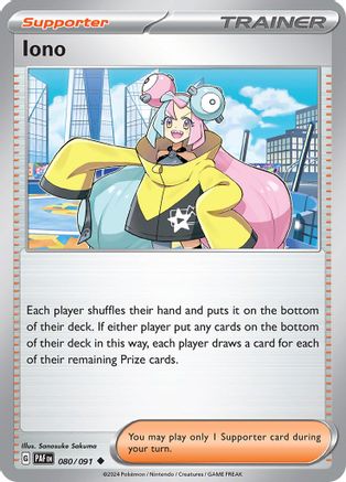 Iono 080/091 SV Paldean Fates - Uncommon