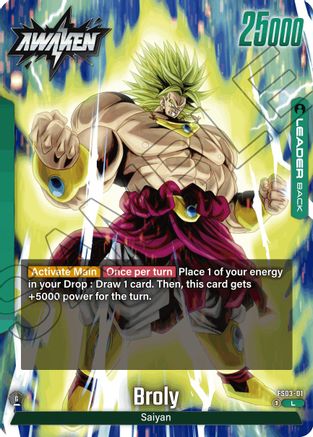 Broly - FS03-01 (FS03-01) - Starter Deck 3 Broly Holofoil