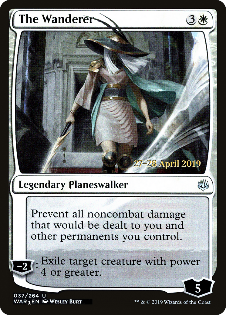 The Wanderer (PRE-37S) - War of the Spark Promos Foil