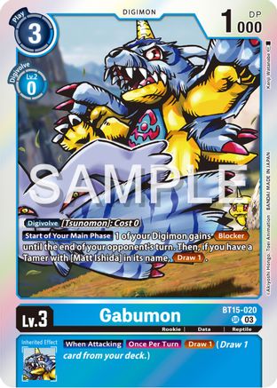 Gabumon (BT15-020) - Exceed Apocalypse Foil