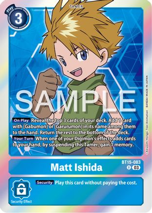 Matt Ishida (BT15-083) - Exceed Apocalypse Foil