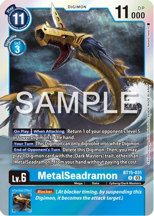 MetalSeadramon (BT15-031) - Exceed Apocalypse Foil