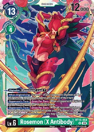 Rosemon (X Antibody) (BT15-054) - Exceed Apocalypse Foil